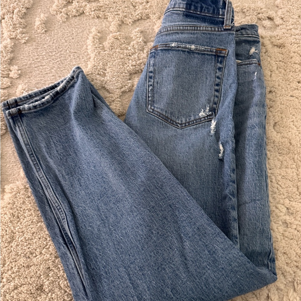 Abercrombie & Fitch Light Blue Slim Straight Jeans